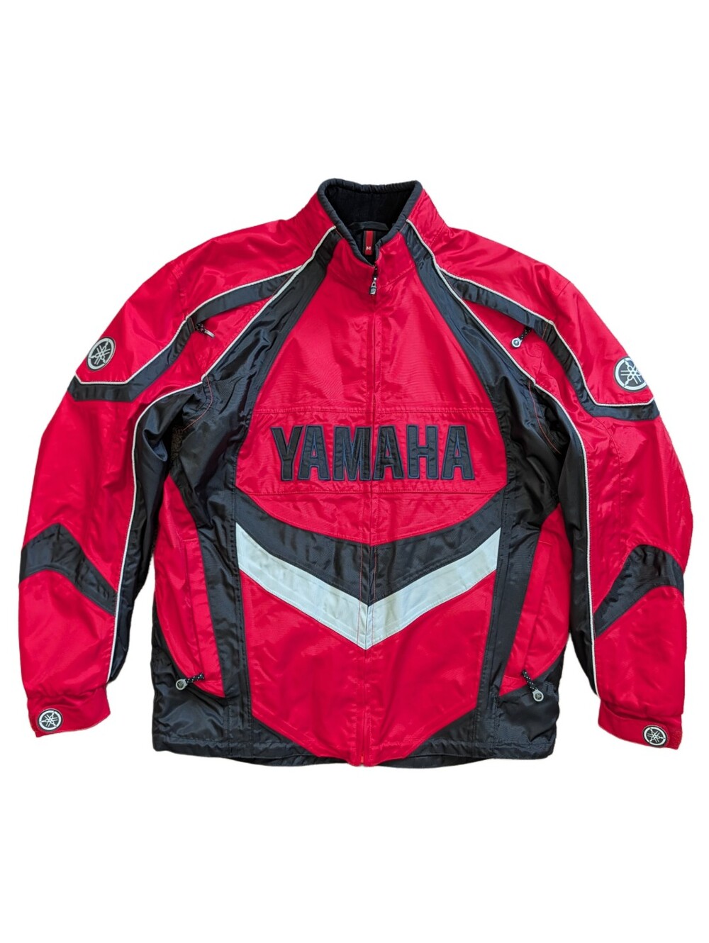 Yamaha Men Red Black Vintage Y2K Performance Motocross Riding Jacket Size Medium